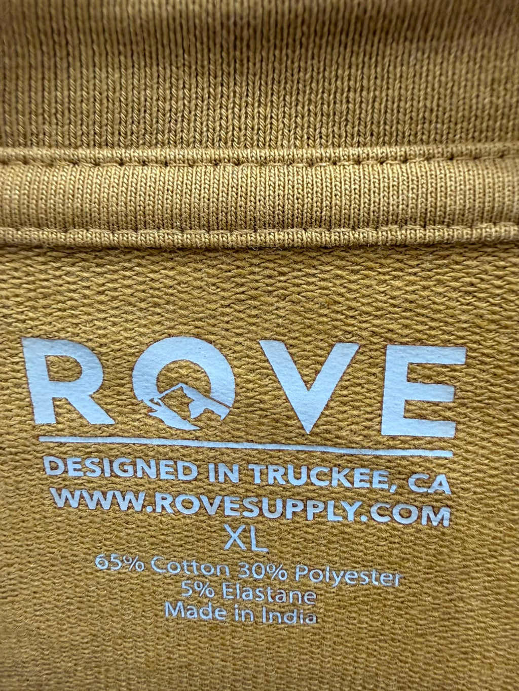 ROVE Palisades Tahoe California Brown Long Sleeve Sweatshirt