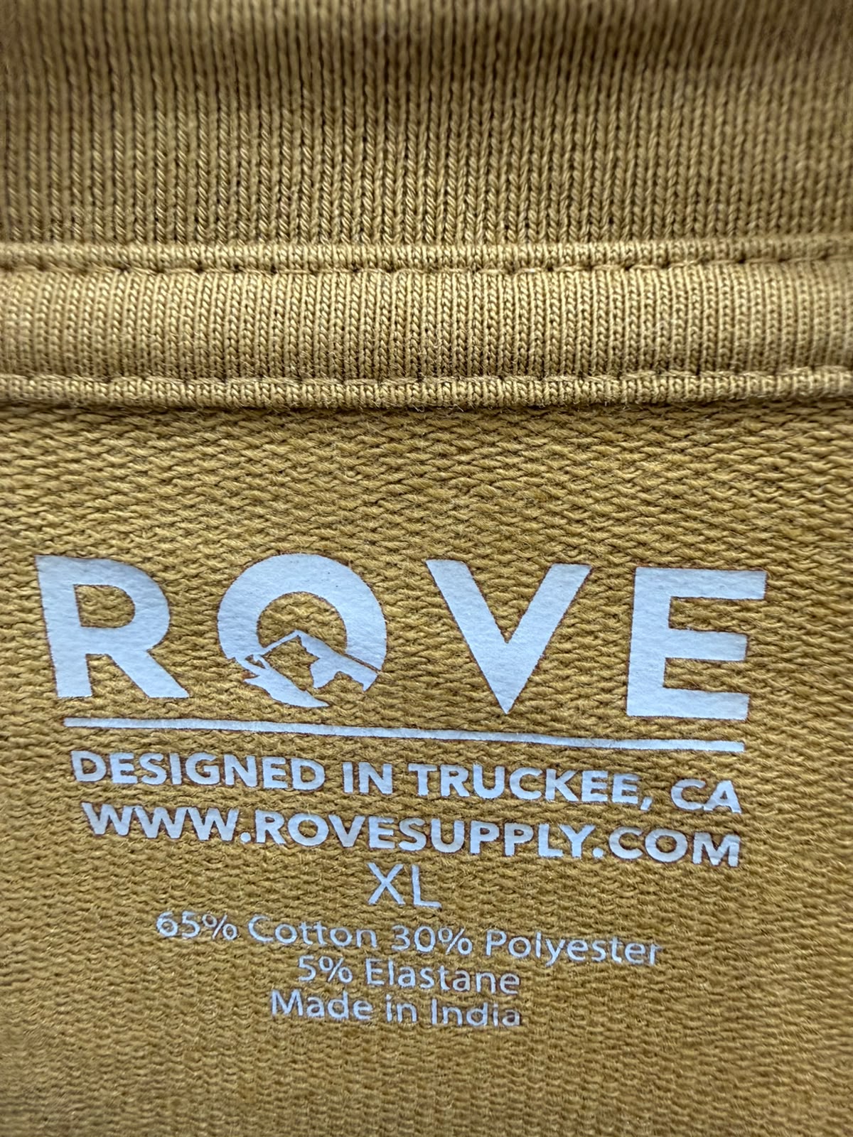 ROVE Palisades Tahoe California Brown Long Sleeve Sweatshirt