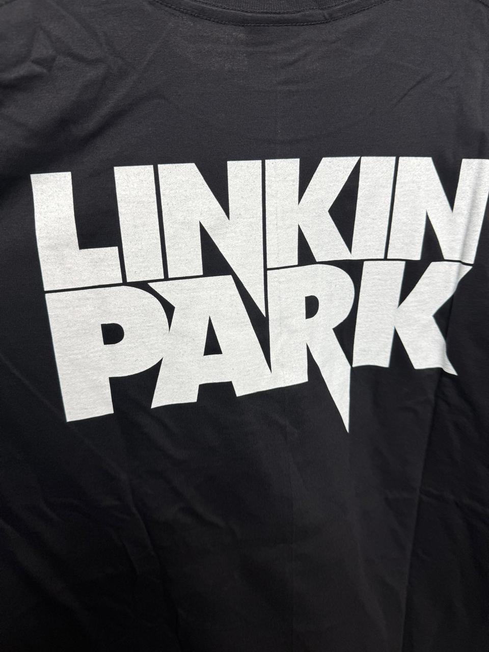 Linkin Park Graphic Print Black Cotton T-Shirt