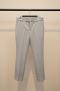 Men's Light Grey Formal Trousers by KK The Brand