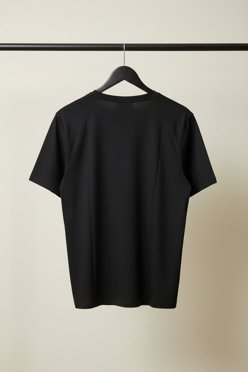 Adidas Men's Black Logo Print Short Sleeve T-Shirt