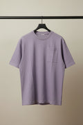Lavender Crew Neck Pocket T-shirt