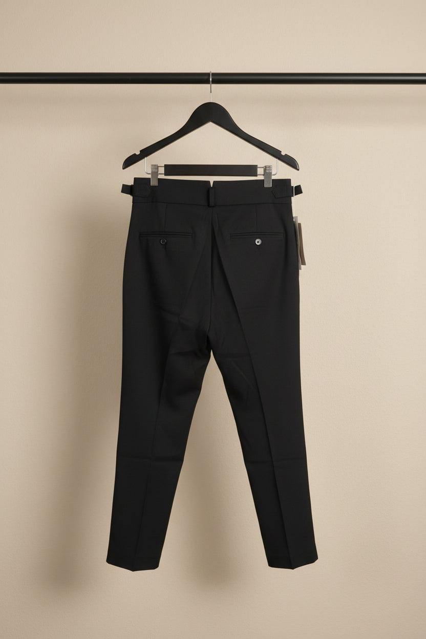 J.Jn Black Tailored Trousers with Adjustable Waist