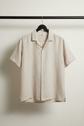 Jack & Jones Men's Beige Comfort Short Sleeve Shirt XXL
