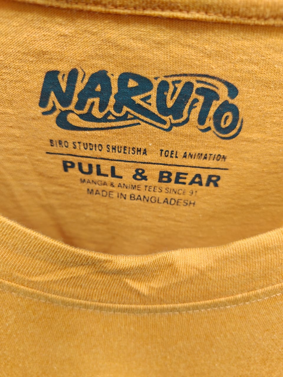 Pull & Bear Naruto Raizen Graphic Print T-shirt