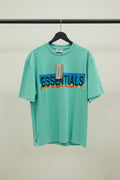 ESSENTIALS Fear of God Men's Green Graphic Print T-Shirt