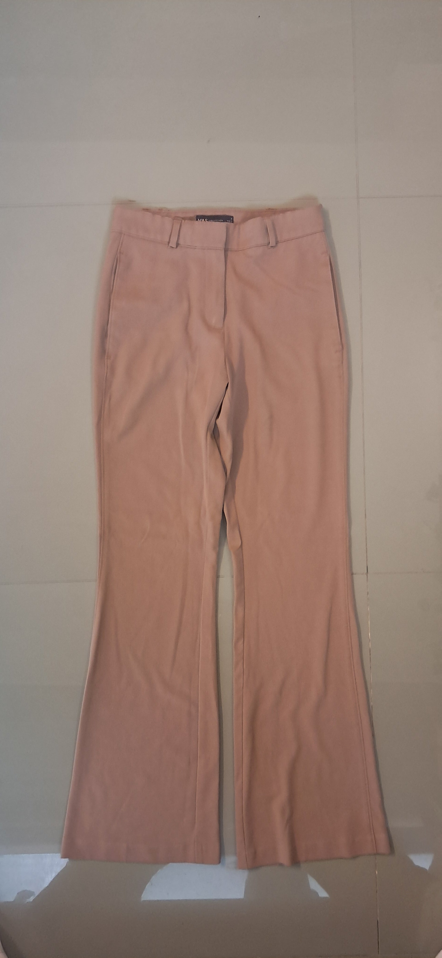 Women's M&S COLLECTION Pink Flared Trousers