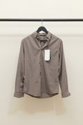 Men's Brown Striped Long Sleeve Casual Shirt