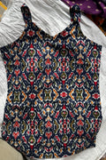 Women’s sleeveless Ikat top